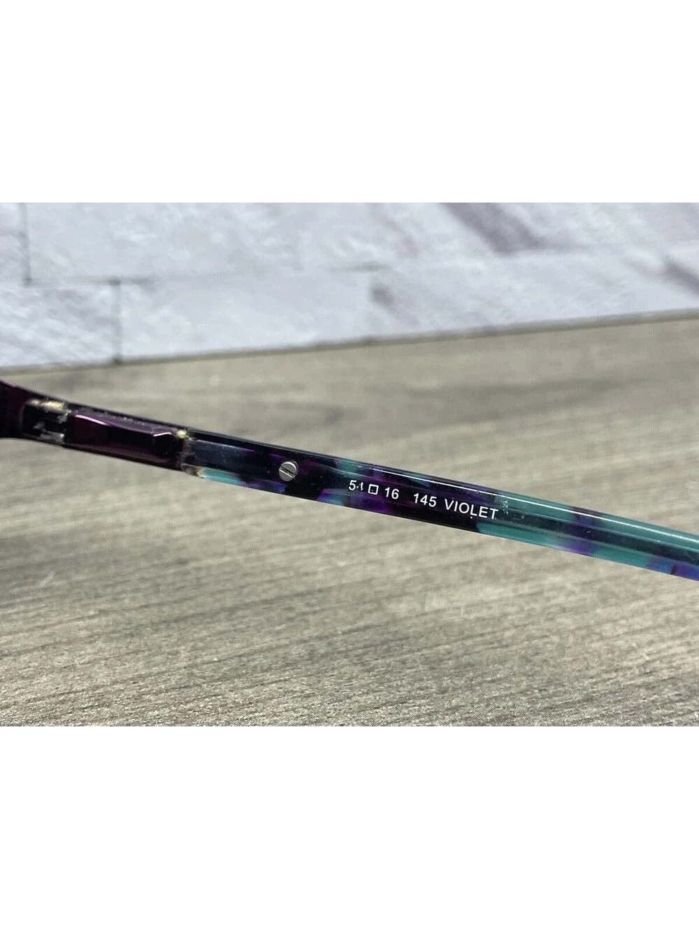Wittnauer Eyeglasses, Frames Only, Charlene, 54-16-145, Metal/Plastic, Violet